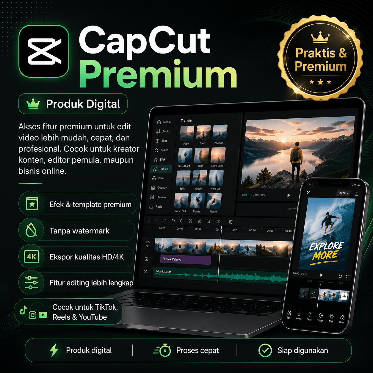 CapCut Premium 7 Day
